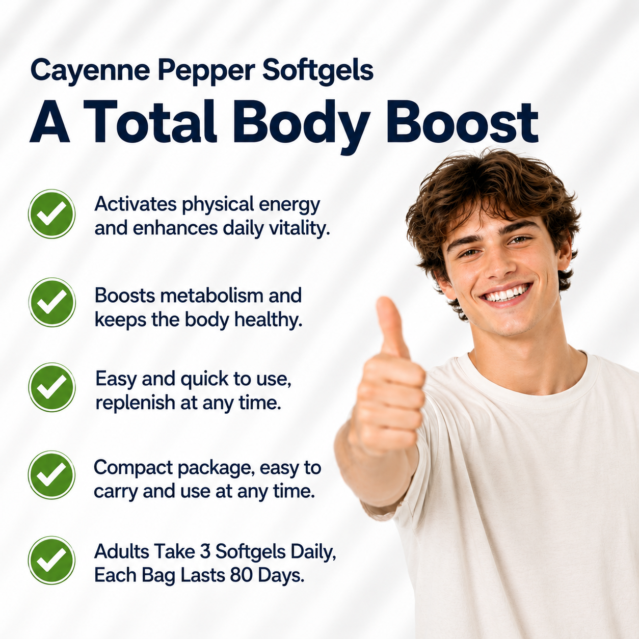 Total Vitals Cayenne Pepper Softgels